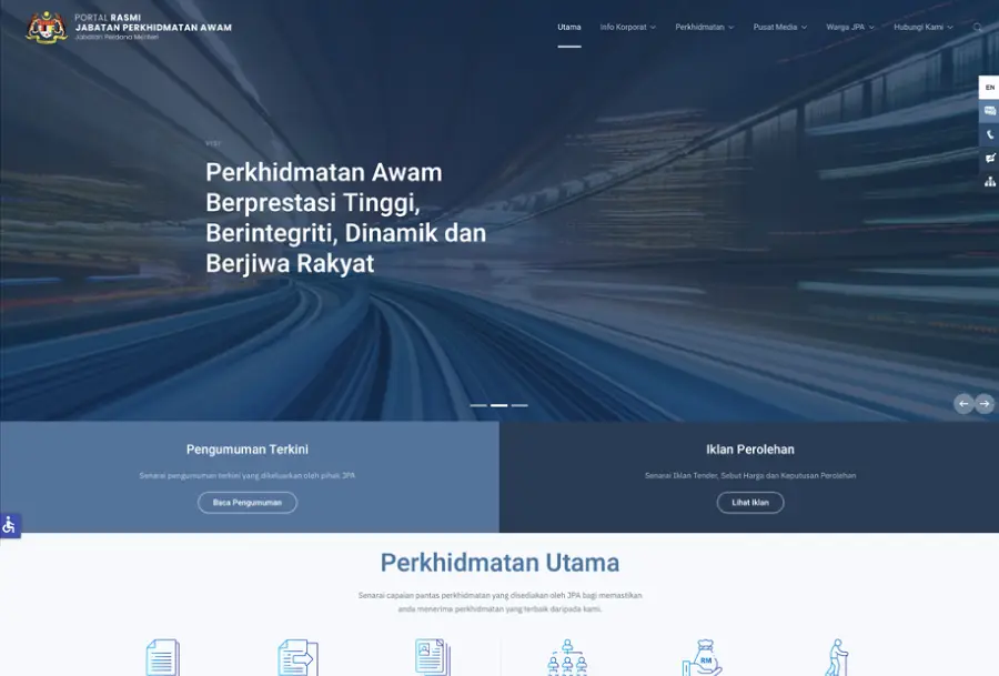 Projek Jabatan Perkhidmatan Awam