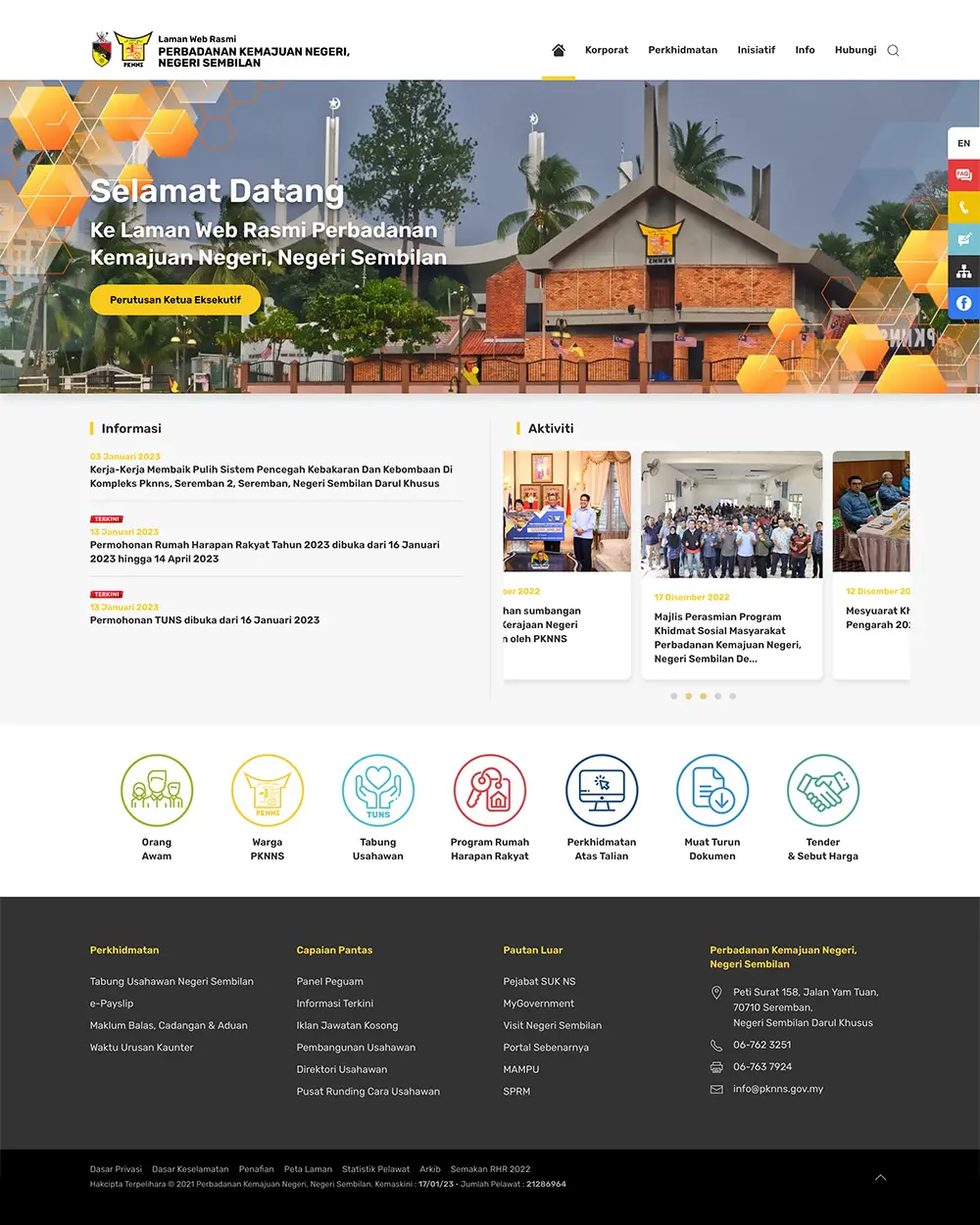 Projek Perbadanan Kemajuan Negeri, Negeri Sembilan